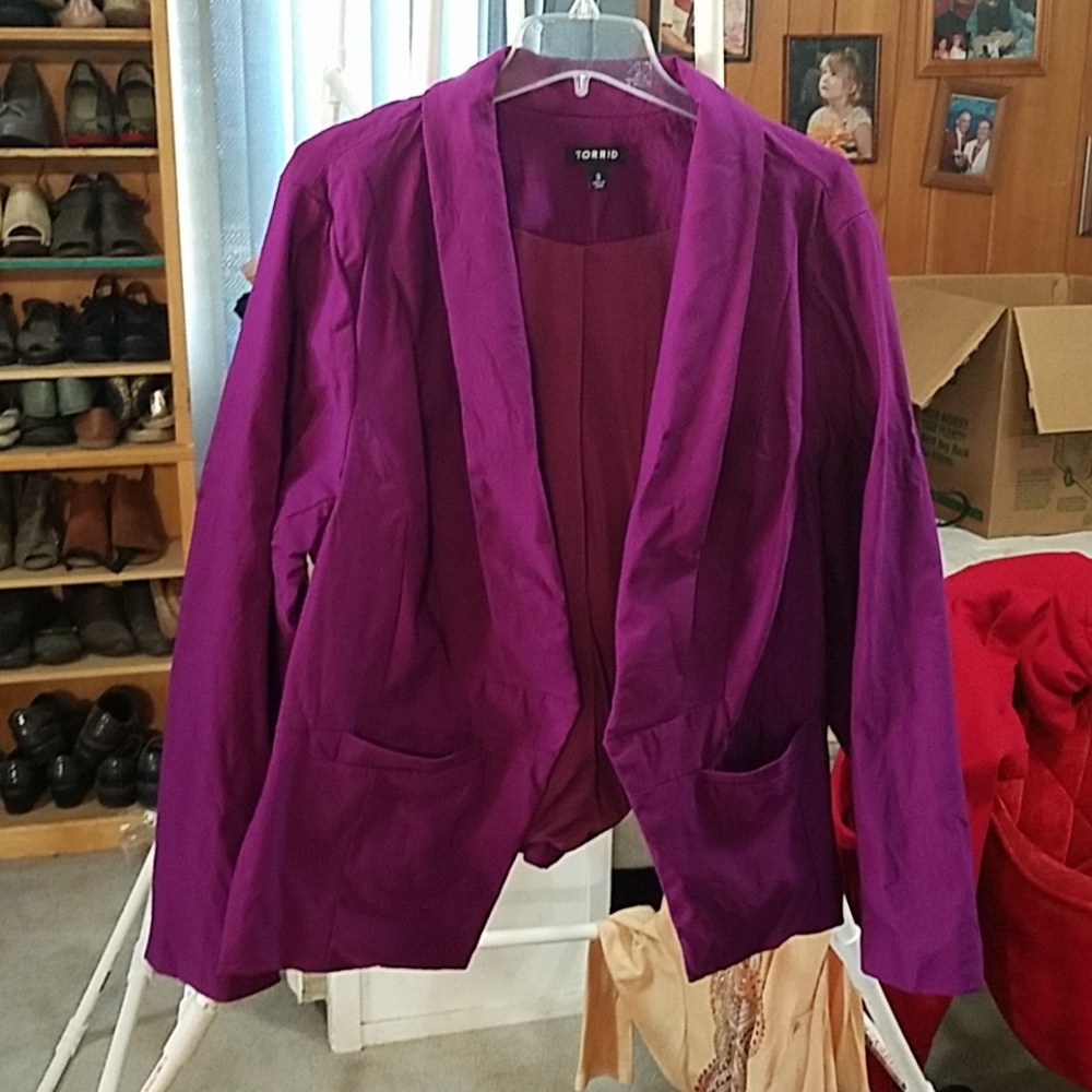 Purple blazer